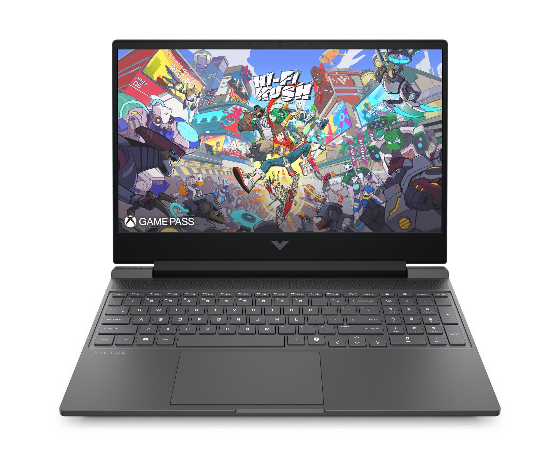 Gaming 15.6 Victus 15-fa2110nn, FHD IPS 144Hz, Procesor Intel® CoreTM i5 14450HX (20M Cache, up to 4.80 GHz), 24GB DDR5, 1TB SSD, GeForce RTX 4050 6GB, Free DOS, Mica Silver "C57E6EA"