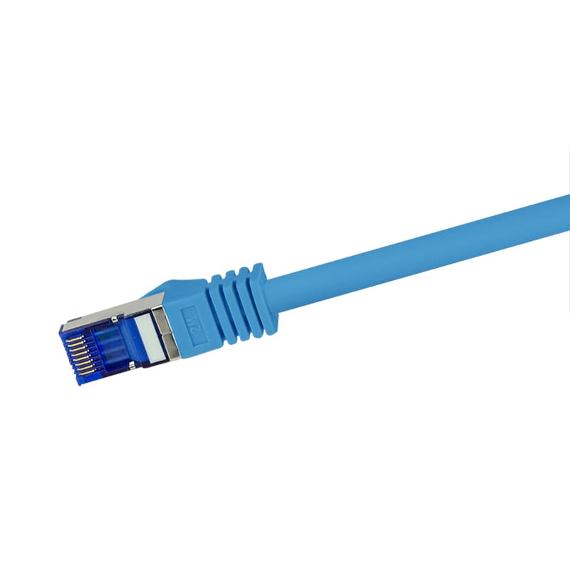 PATCH CORD S/FTP LOGILINK Cat6a, LSZH, Ultraflex, PoE/PoE+/PoE++, cupru, 1 m, albastru, AWG26, dublu ecranat "C6A036S" — miniatură