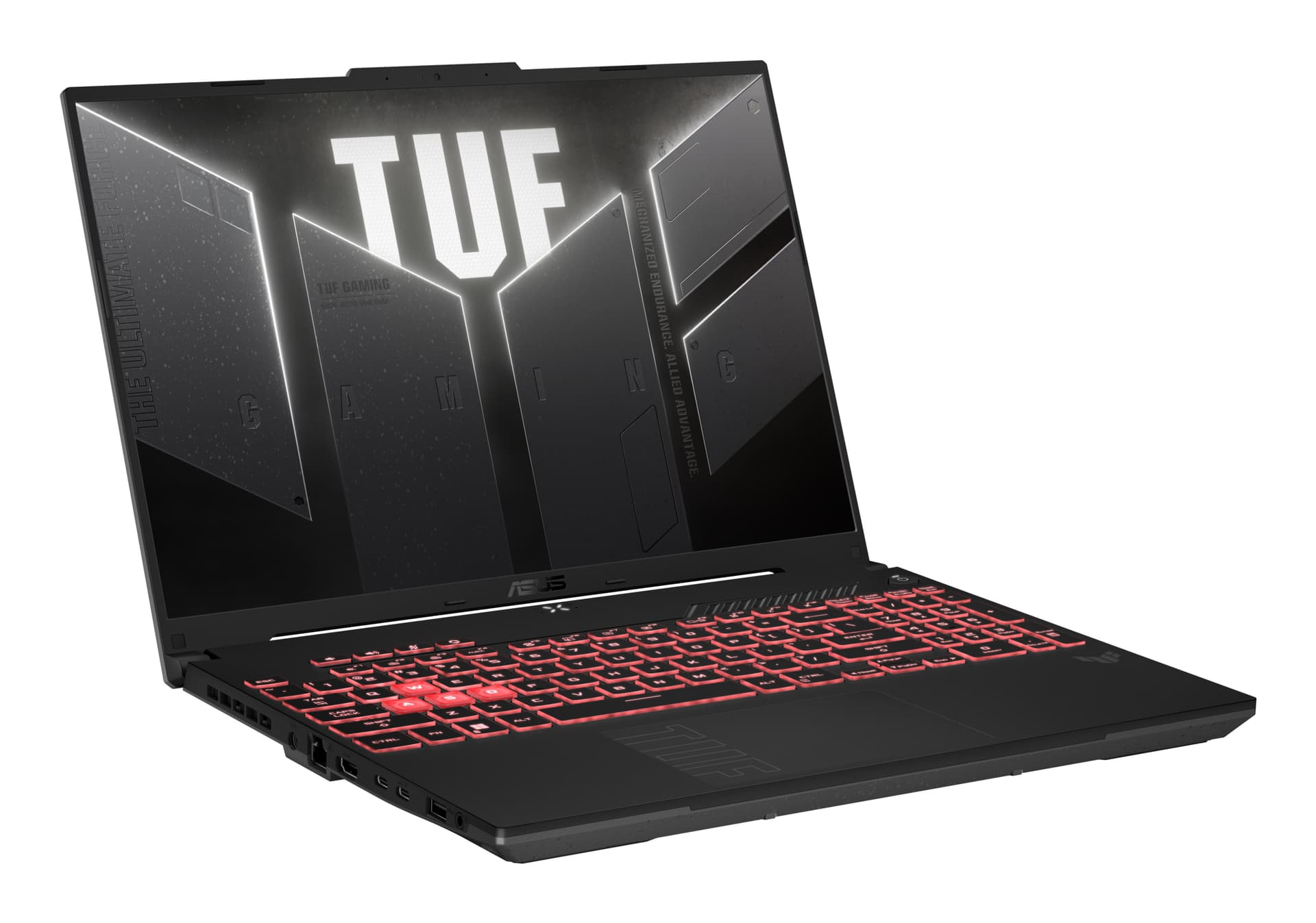 Laptop Gaming ASUS TUF A16 FA607NUG-RL117 (Procesor AMD Ryzen™ 7 7445HS (16M Cache, up to 4.7 GHz), 16" FHD+ 144Hz, 16GB, 512GB SSD, nVidia GeForce RTX 4050 @6GB, Negru/Gri) "FA607NUG-RL117" — miniatură
