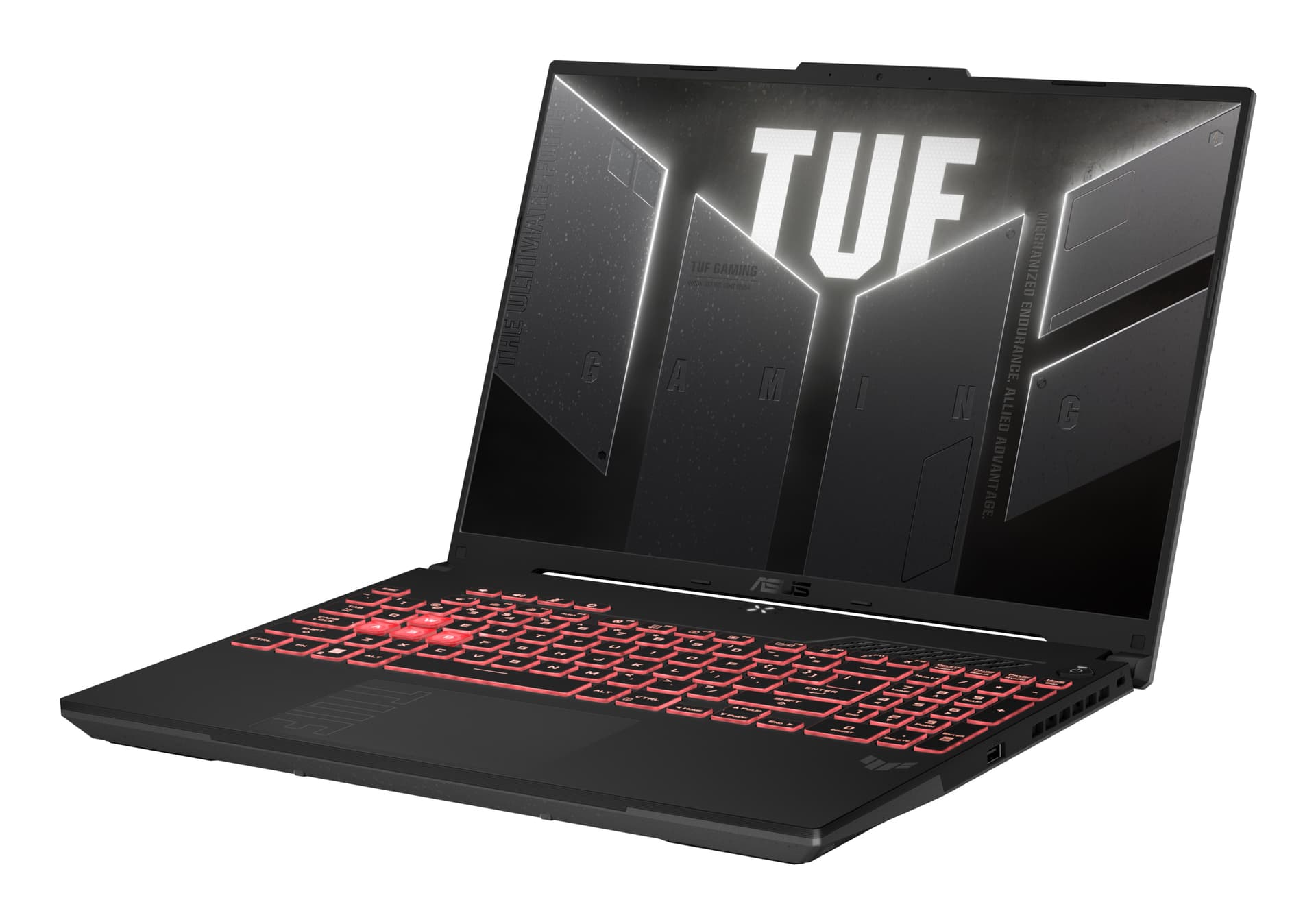Laptop Gaming ASUS TUF A16 FA607NUG-RL117 (Procesor AMD Ryzen™ 7 7445HS (16M Cache, up to 4.7 GHz), 16" FHD+ 144Hz, 16GB, 512GB SSD, nVidia GeForce RTX 4050 @6GB, Negru/Gri) "FA607NUG-RL117" — miniatură