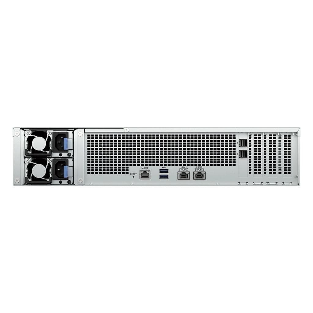 RackStation RS4826xs+ Redundant Power Supply without Rack Kit compatible with Synology SATA HDD/SSD ONLY Storagy /NAS Format: Rack 2U|RS3621xs+|CPU Intel Xeon D-1739|16 GB DDR4|12 x 3.5"/2.5"SATA HDD/SSD Drive Bay,3U "RS4826XS+" — miniatură
