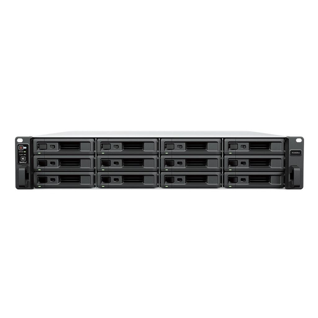 RackStation RS4826xs+ Redundant Power Supply without Rack Kit compatible with Synology SATA HDD/SSD ONLY Storagy /NAS Format: Rack 2U|RS3621xs+|CPU Intel Xeon D-1739|16 GB DDR4|12 x 3.5"/2.5"SATA HDD/SSD Drive Bay,3U "RS4826XS+" — miniatură