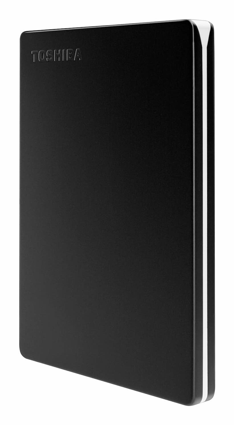 HDD extern TOSHIBA Canvio Slim, 2TB, USB 3.2 (Negru) "HDTD320EK3EA" — miniatură