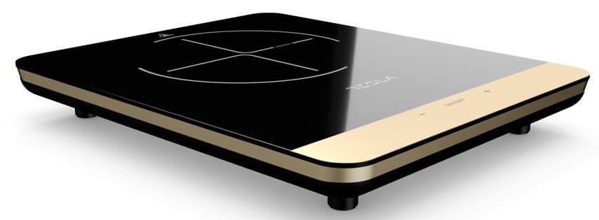 Plita portabila cu inductie Tesla IC401B, 2000W25x25cm, 8 niveluri putere, Negru "IC401B" — miniatură