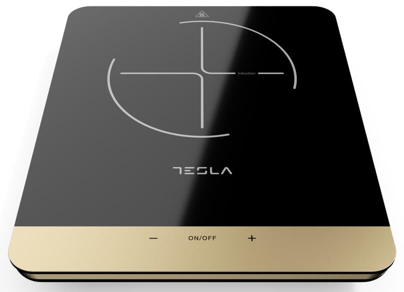 Plita portabila cu inductie Tesla IC401B, 2000W25x25cm, 8 niveluri putere, Negru "IC401B" — miniatură