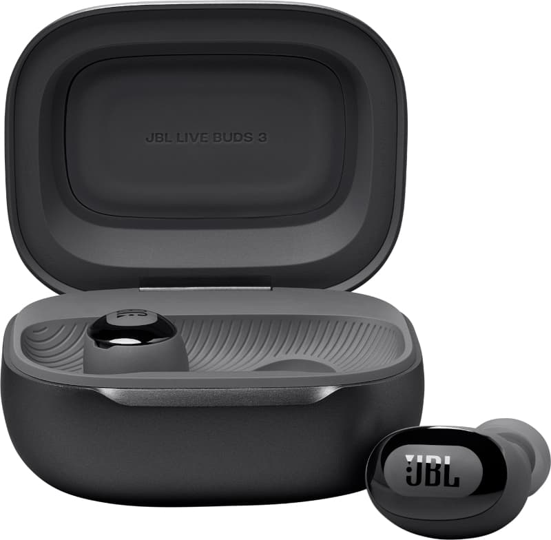 Casti bluetooth, JBL wireless, airpods si audio "JBLLIVEBUDS3BLK" — miniatură