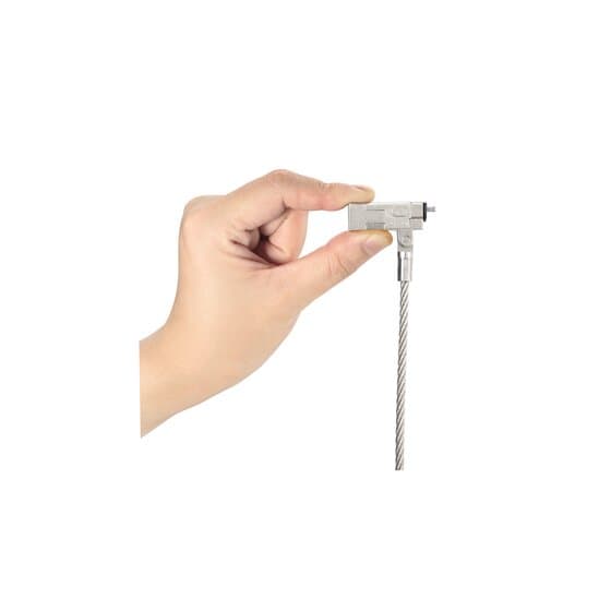 CABLU securitate KENSINGTON pt. notebook slot Nano, cheie standard, compatibil cu slot slim nano,1.8m, cablu otel carbon, 5mm, permite pivotare si rotire cablu, "NanoSaver" "K60630WW" — miniatură