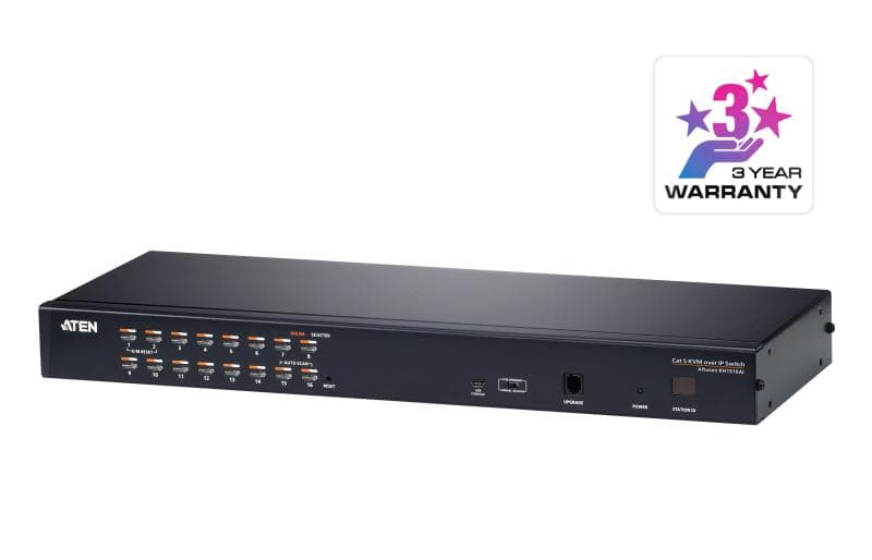 1L/Remote 16-Port Cat 5 KVM Over IP SW "KH1516AI-AX-G"