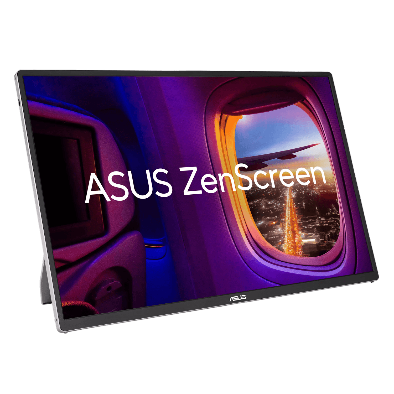 Monitor Asus ZenScreen MQ16FC, 16", OLED, WUXGA, 1920 x 1200, USB Type-C, mini-HDMI, 16:10, Auto Rotation, 1ms, Negru, 90LM0CNV-B01N71 "MQ16FC" — miniatură