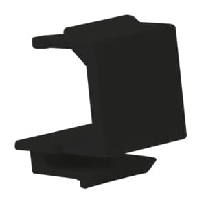 CAPAC PANOU gestionare cabluri LOGILINK, blank, potivit pt. panouri si porturi Keystone, montare prin clipsare, latime 14.6mm, 10buc/set, negru, "NK0091"