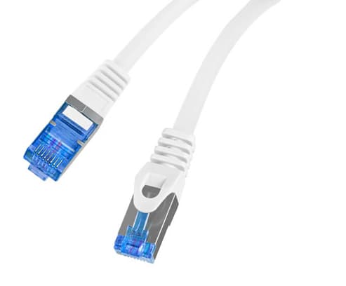 PATCHCORD CAT.6A S/FTP LSZH CCA 2M WHITE "PCF6A-10CC-0200-W" — miniatură