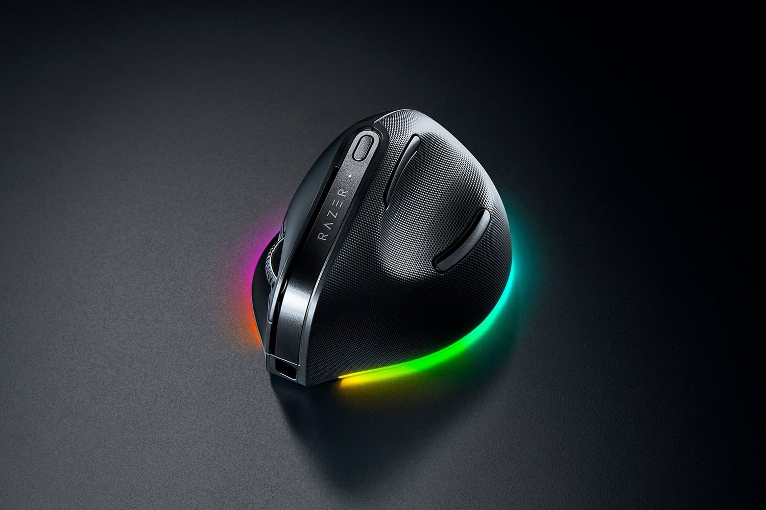 Mouse vertical ergonomic Razer Pro Click V2, wireless, 30.000 DPI, 5 dispozitive, RGB "RZ01-05250100-R3G1"
