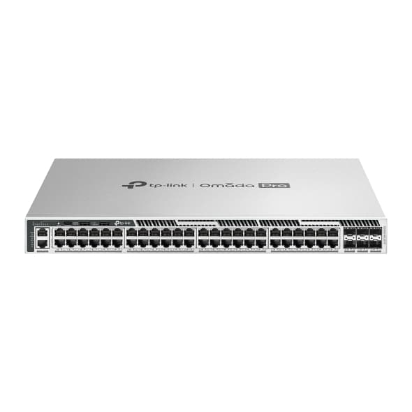 SWITCH TP-Link cu management L3, Omada Pro 48-Port Gigabit cu 6-Port 10GE SFP+ L3 Stackable Managed Switch "S6500-48G6XF"