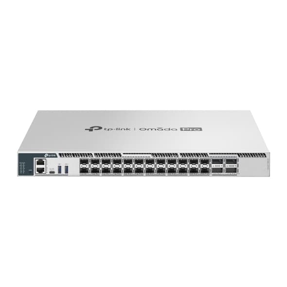 SWITCH TP-Link cu management L3, Omada Pro 24-Port 25G Stackable cu 4-Port 100G QSFP28 L3 Managed Aggregation/Core Switch "S7500-24Y4C"