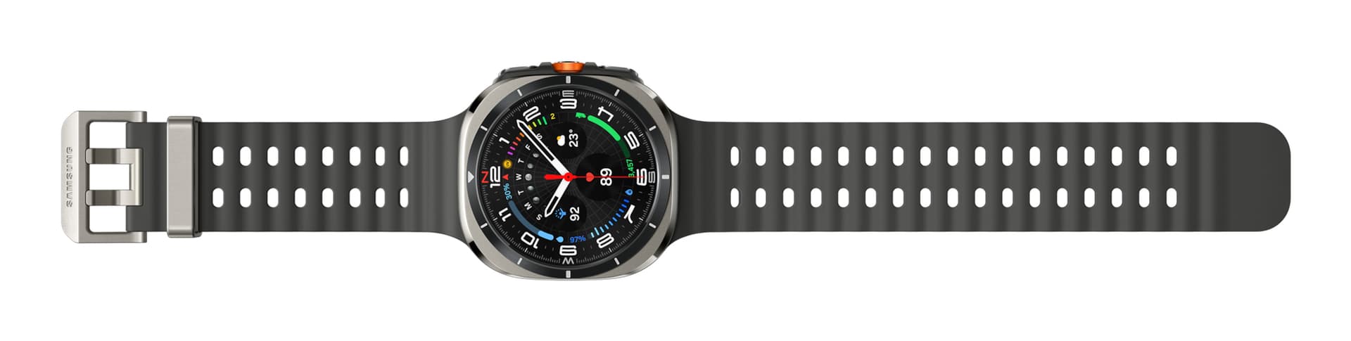 Smartwatch Samsung Galaxy Watch Ultra (2025), 47mm, LTE, Ecran AMOLED 1.5", Bluetooth, Wi-Fi, NFC, 2GB RAM, 64GB Flash, Wear OS, 10 ATM (Argintiu) "SM-L705FZS2XEF" — miniatură