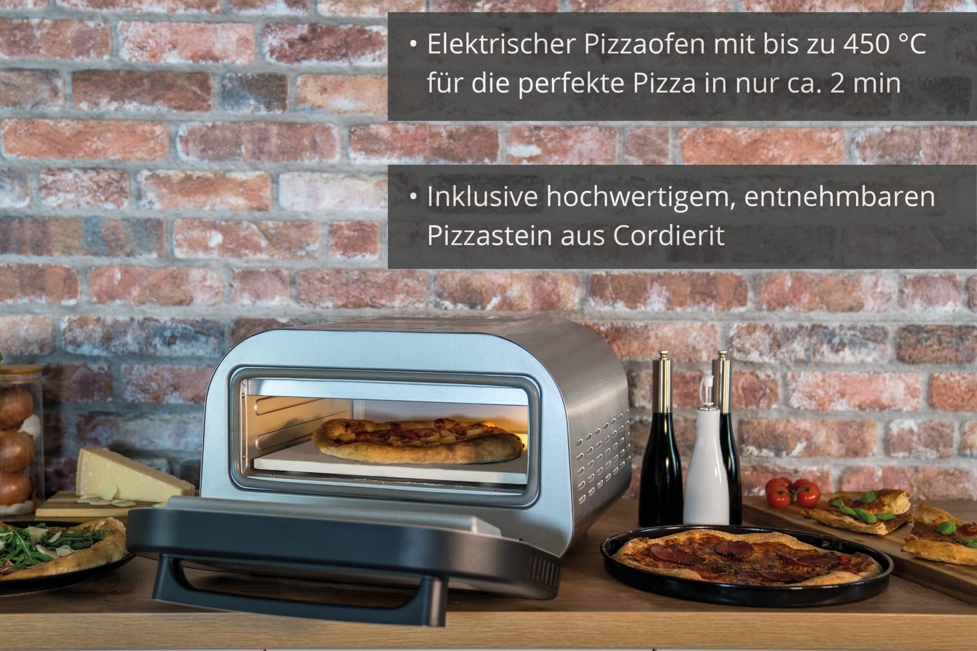 Cuptor Unold 68816 Pizzaoven LUIGI 1700 W 400 °C "68816" — miniatură