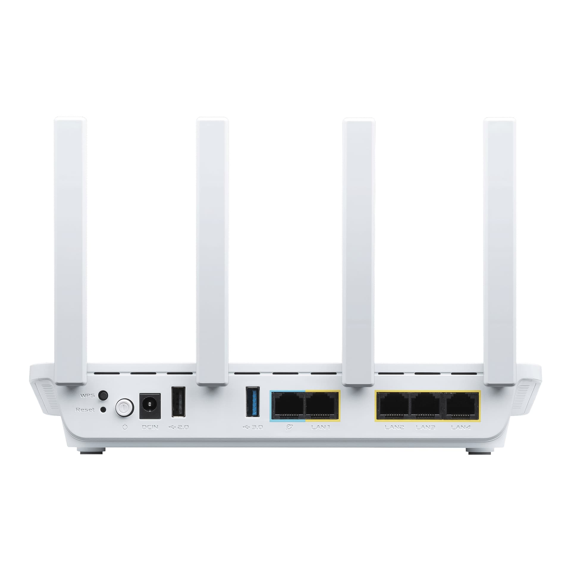 Router Wireless ASUS ExpertWiFi EBR63, 4x LAN, Alb "90IG0870-MO3C00" — miniatură