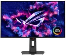 Monitor Gaming QD-OLED ASUS ROG Strix OLED 26.5" XG27AQDMES, QHD (2560 x 1440), HDMI, DisplayPort, Pivot, 240 Hz, 0.03 ms (Negru) "90LM0C80-B01171"