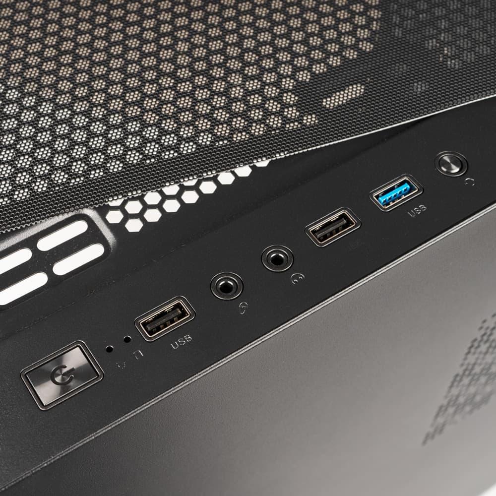 CARCASA SPACER - gaming, Middle Tower, ATX, "SHIELD", fara sursa, sticla securizata, fara ventilatoare, USB 3.0 x 1, USB 2.0 x 2, HD-AUdio, Jack 3.5mm x 2 ,"SPCS-GC-SHIELD-NF" — miniatură