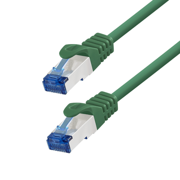 PATCH CORD S/FTP LOGILINK Cat6a, LSZH, Ultraflex, cupru, PoE/PoE+/PoE++, 2 m, verde, AWG26, dublu ecranat "C6A055S"