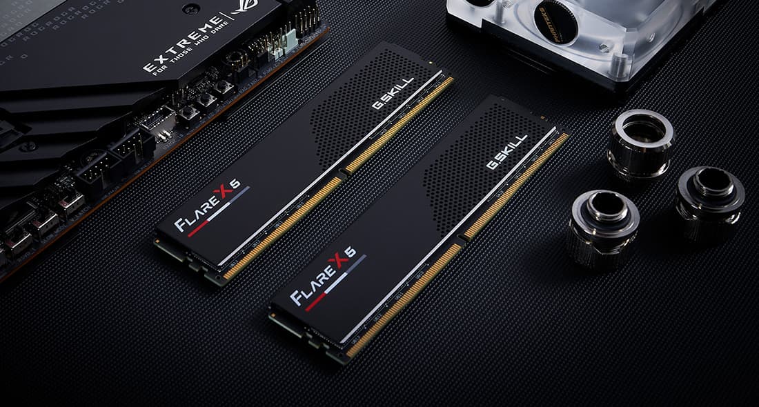 Memorie FLARE X5 AMD 32 GB (2x16GB) 6400 MHz CL32 Dual Kit "F5-6400J3239G16GX2-FX5" — miniatură