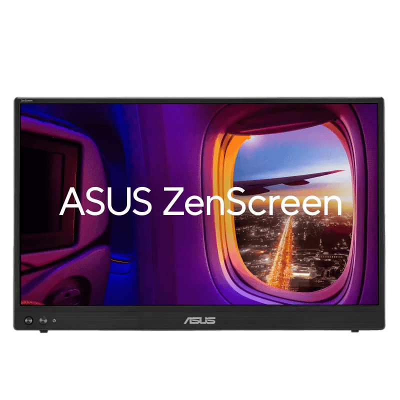 Monitor Asus Portabil ZenScreen MB16AHVE, 15.6", IPS, FullHD, 1920 x 1080, USB Type-C, mini-HDMI, 16:9, Auto Rotation, Negru 90LM0385-B01N71 "MB16AHVE"
