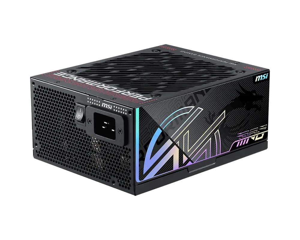 Sursa MSI MPG Ai1600TS PCIE5, 1600W, 80+ Platinum, Full Modulara, ATX 3.1, PCIe 5.1, Negru "MPG AI1600TS PCIE5" — miniatură