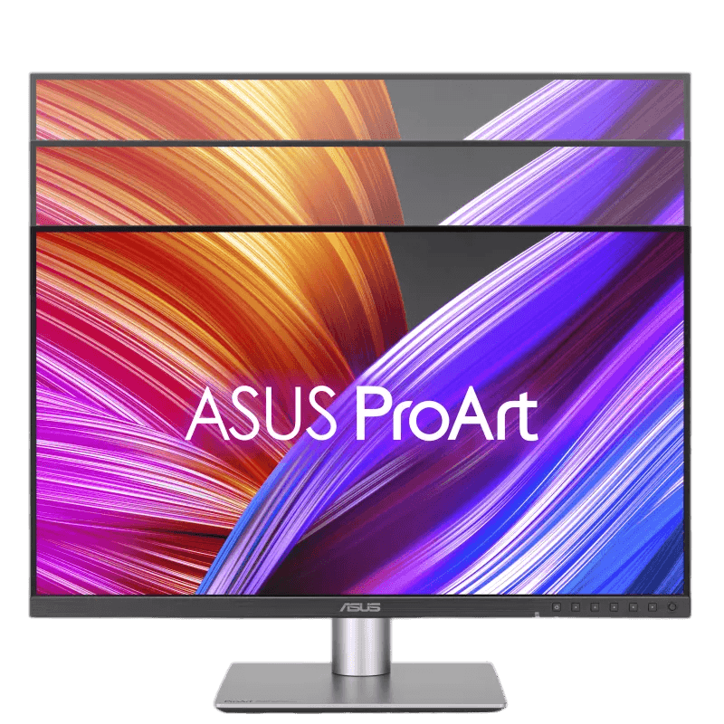 Monitor Asus ProArt PA24ACRV, 23.8", IPS, QHD, 2560 x 1440, HDMI, DisplayPort, USB-C PD 96W, Calman Verified, Pivot, Boxe, 75 Hz, 5ms, Negru/Gri 90LM08Y0-B01M70 "PA24ACRV" — miniatură