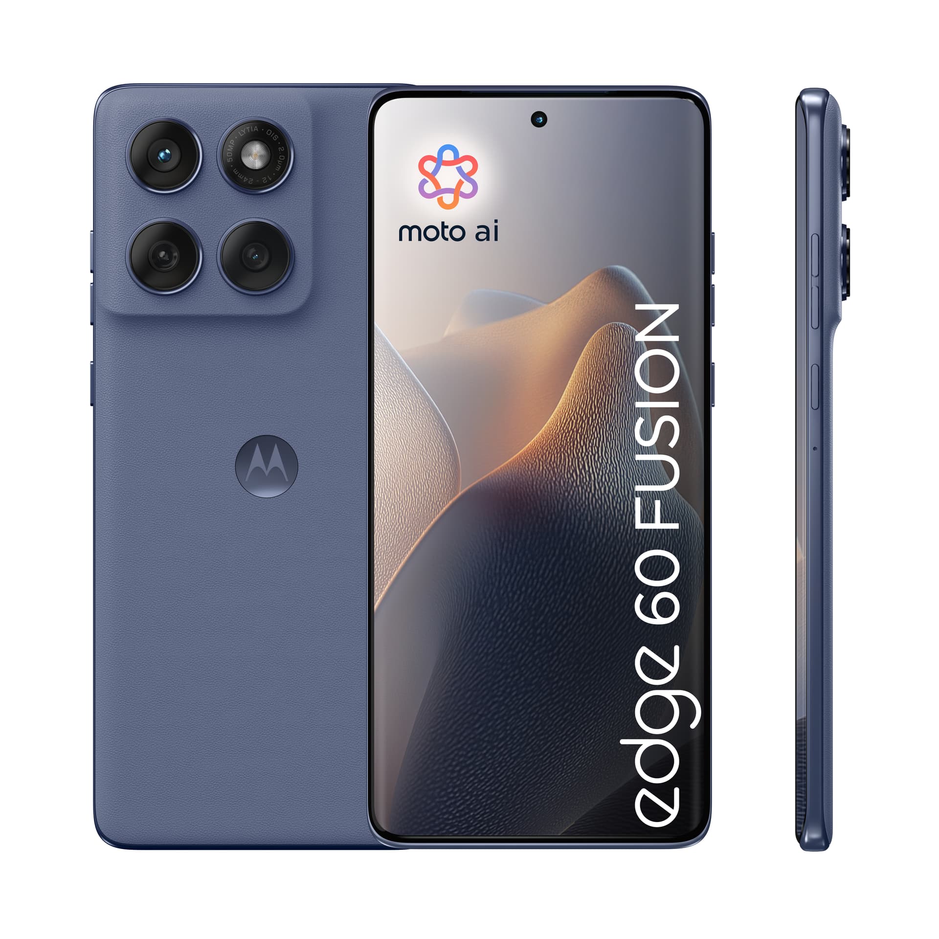 Smartphone Edge 60 Fusion 256GB 8GB RAM 5G Dual SIM Pantone Slipstream "PB7E0037SE" — miniatură