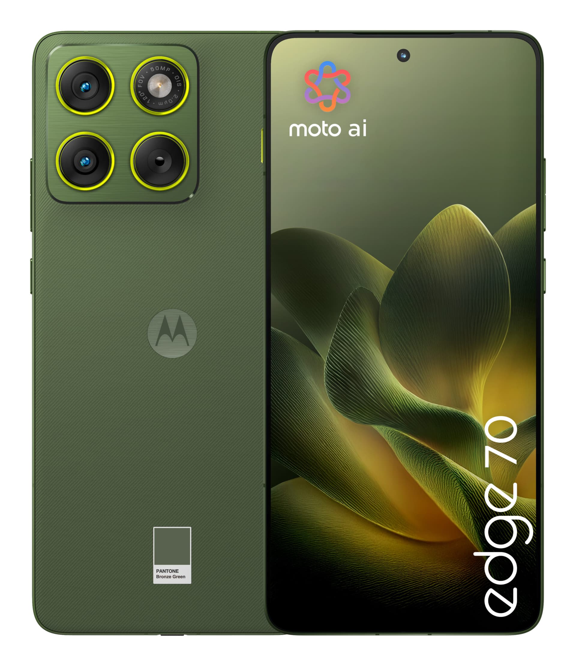 Smartphone Edge 70 512GB 12GB RAM 5G Dual SIM Bronze Green "PBA50033SE"