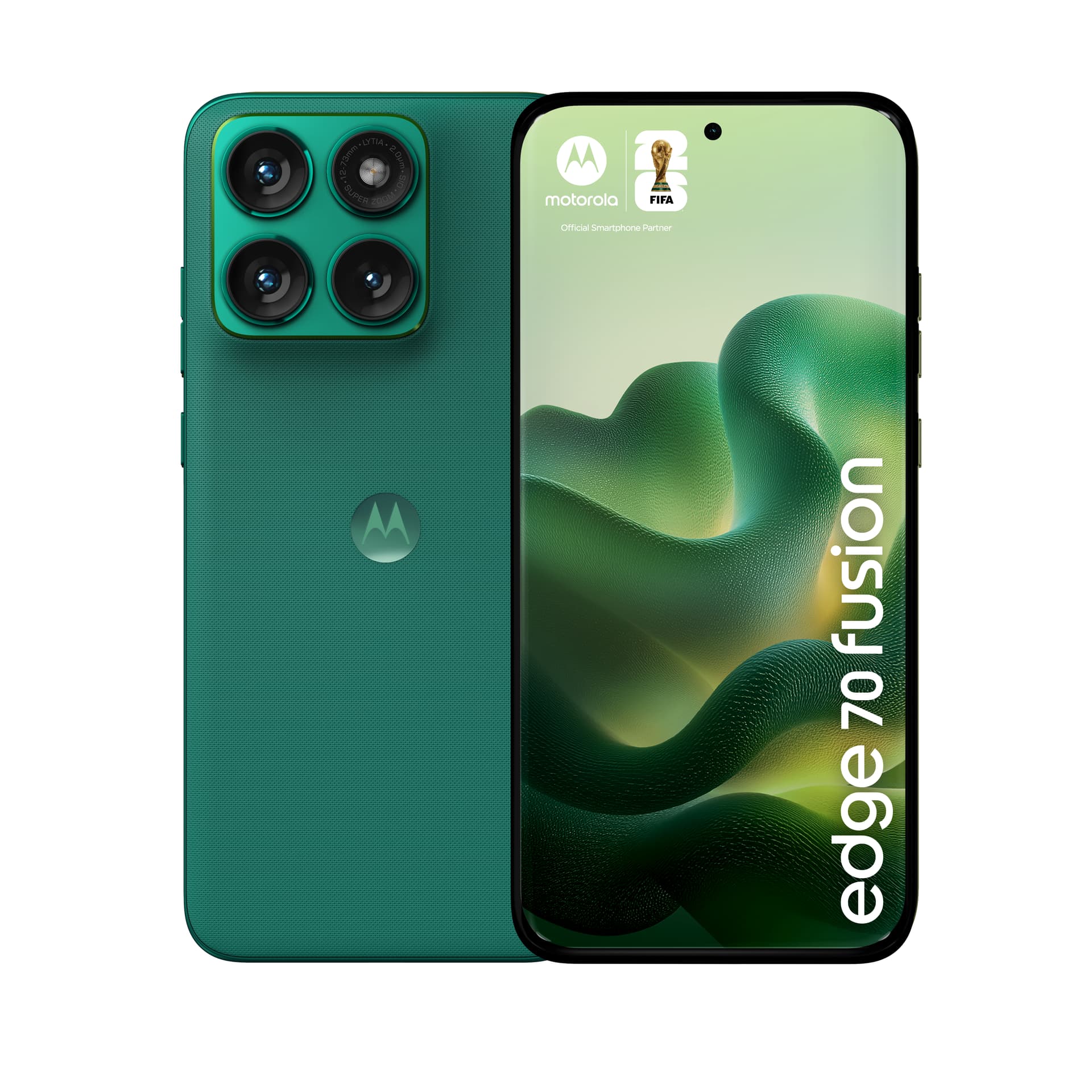 Smartphone edge 70 fusion 256GB 8GB RAM Dual SIM Sporting Green "PBBD0005SE"