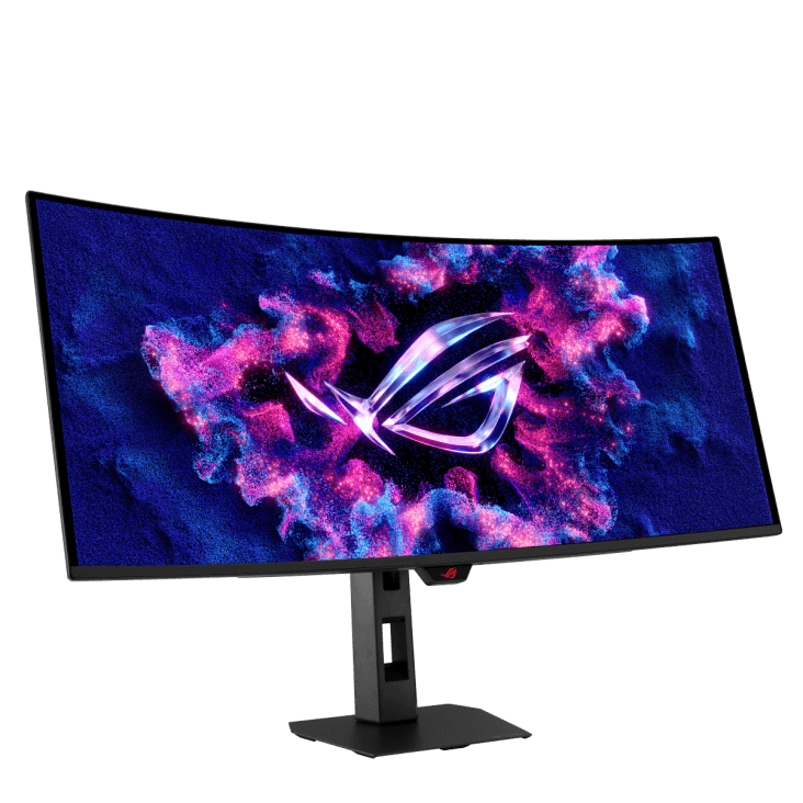 Monitor Asus ROG Strix OLED XG34WCDMS, 34", QD-OLED, 3440x1440, HDMI, DisplayPort, USB-C PD 15W, FreeSync Premium Pro & G-SYNC, Curbat 1800R, 21:9, 280Hz, 0.03ms, Negru 90LM0D20-B01971 "XG34WCDMS" — miniatură