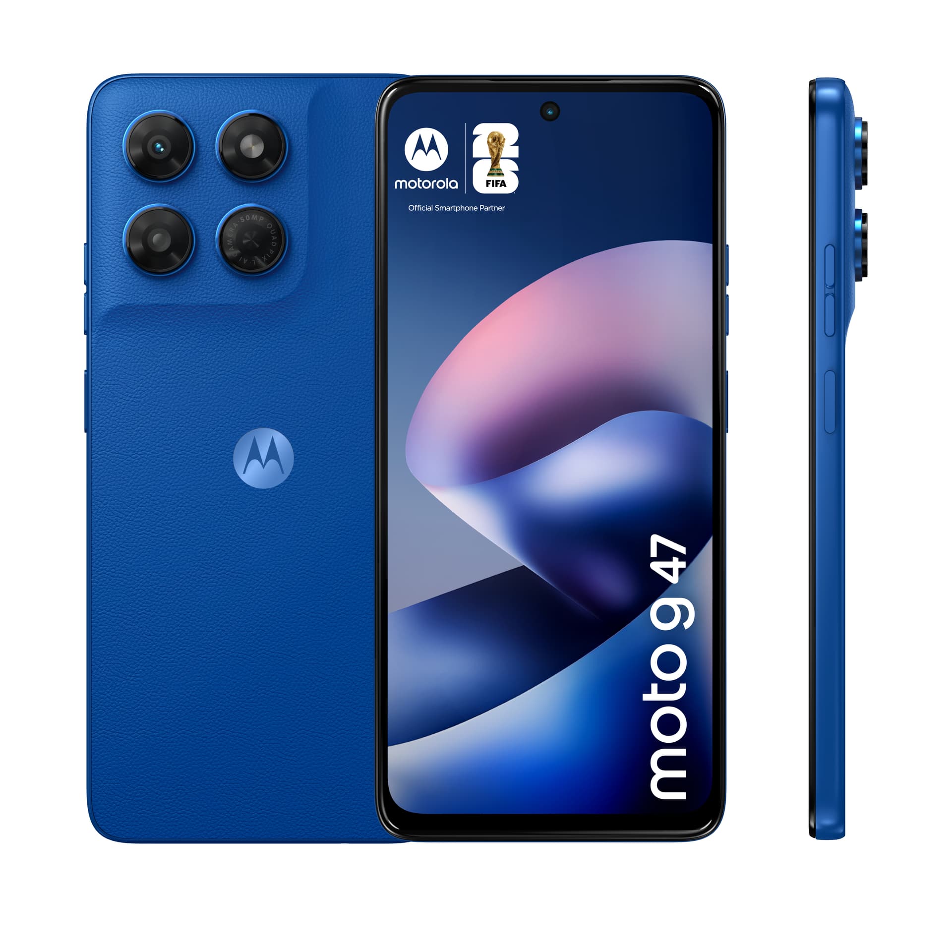 Smartphone Moto G47 128GB 8GB RAM 5G Dual SIM Nautical Blue"0000015D" — miniatură