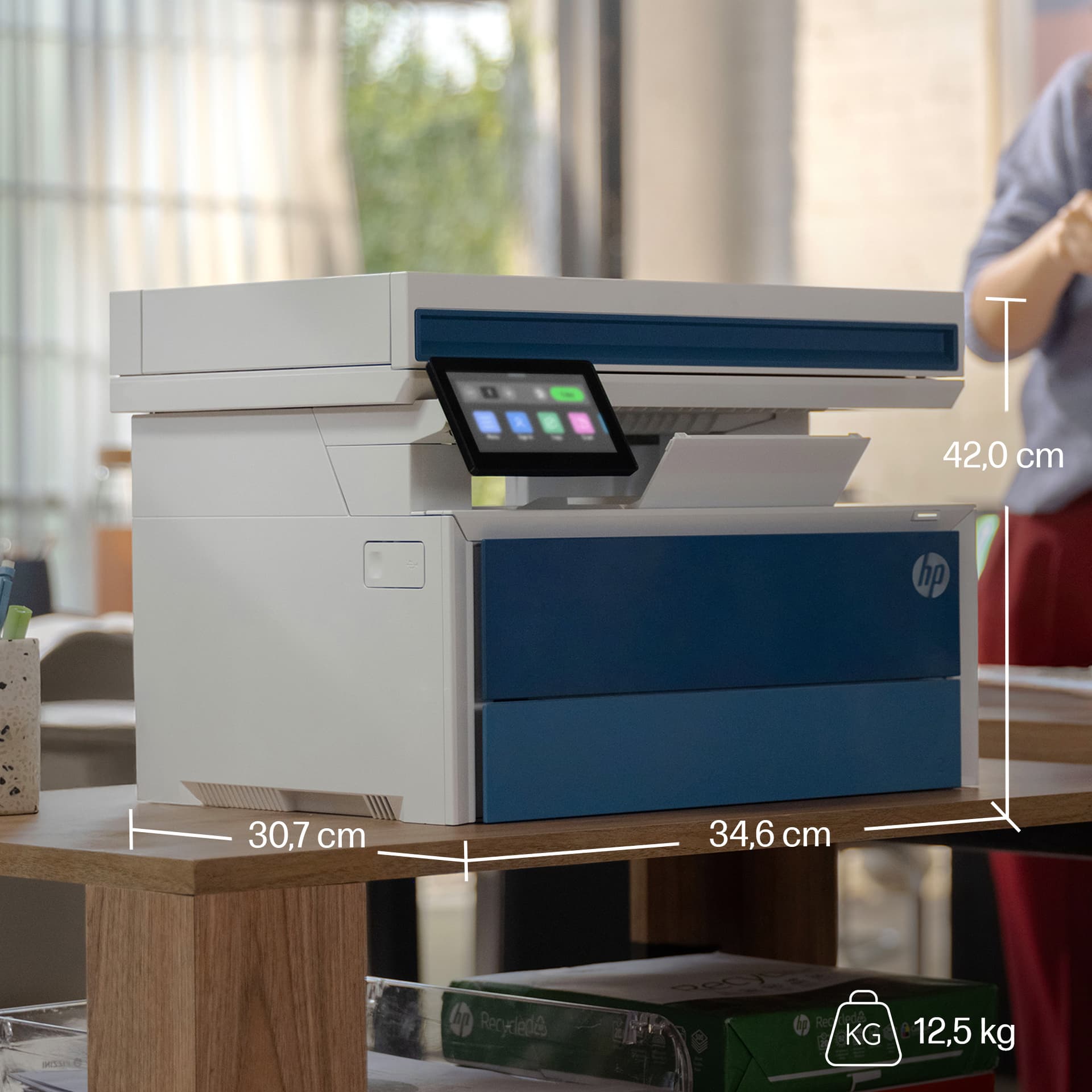 Multifunctional Laser Mono HP MFP 4113fdn, A4, Functii: Impr.|Scan.|Cop.|Fax, Viteza de Printare Monocrom: 47ppm, Viteza de printare color:, Conectivitate:USB|Retea, Duplex:Da, ADF:DADF(incl.TV 11lei) "8X3F8A" — miniatură