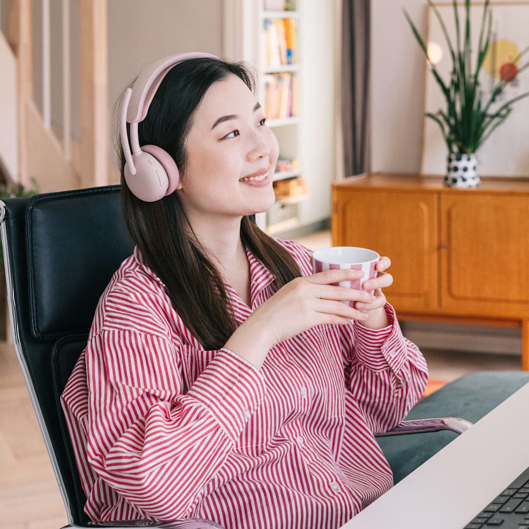 LOGITECH HEADSET - Zone Wireless 2 ES - ROSE - BT/CORDED - EMEA28i-935"981-001510" — miniatură