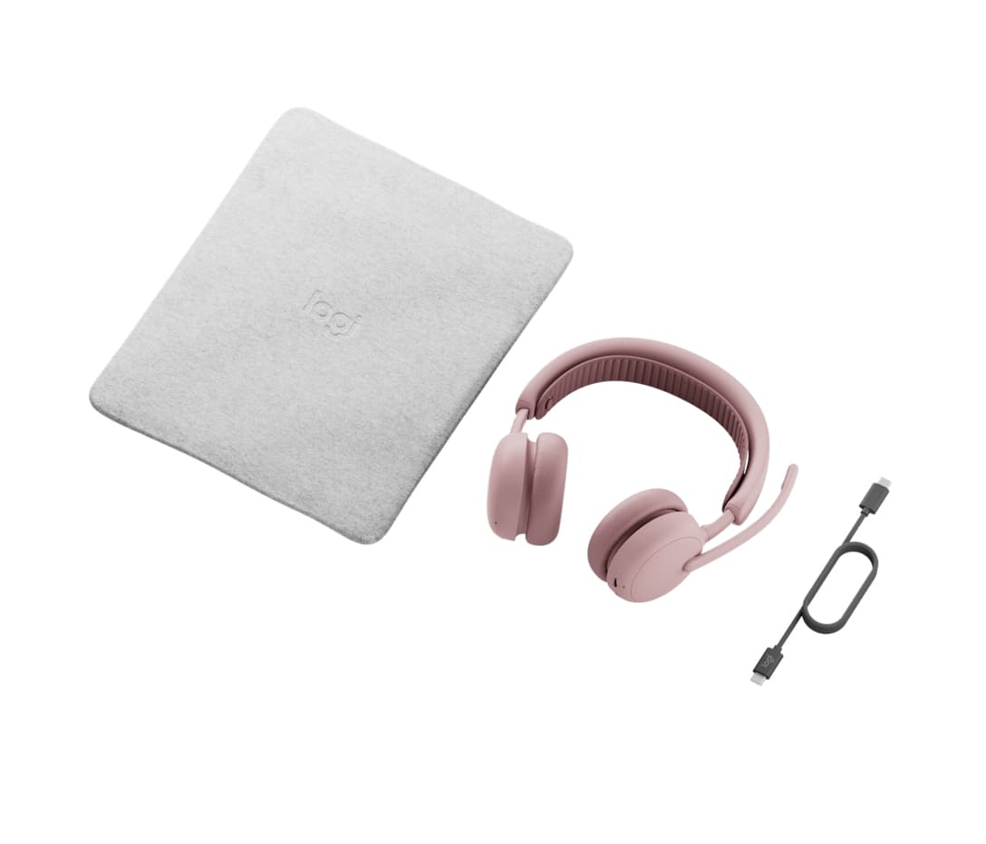 LOGITECH HEADSET - Zone Wireless 2 ES - ROSE - BT/CORDED - EMEA28i-935"981-001510" — miniatură