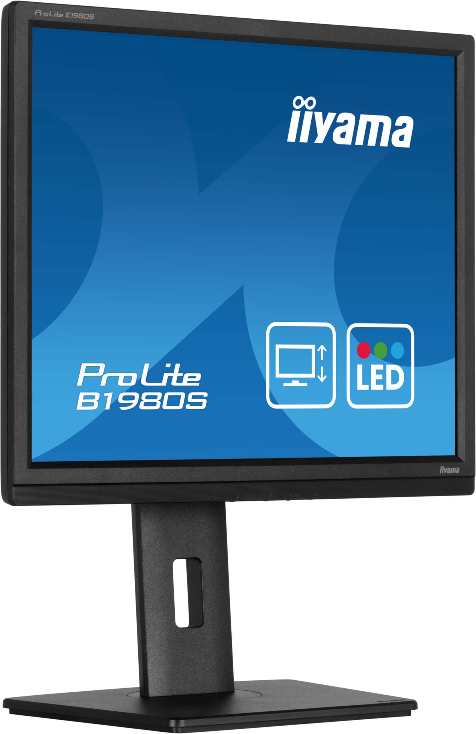 Iiyama PROLITE B1980S-B1 LED monitor 19 inch 1280 x 1024 75 Hz TN 250 cd 1000:1 3ms HDMI DP, SPEAKER B1980S-B1 — miniatură