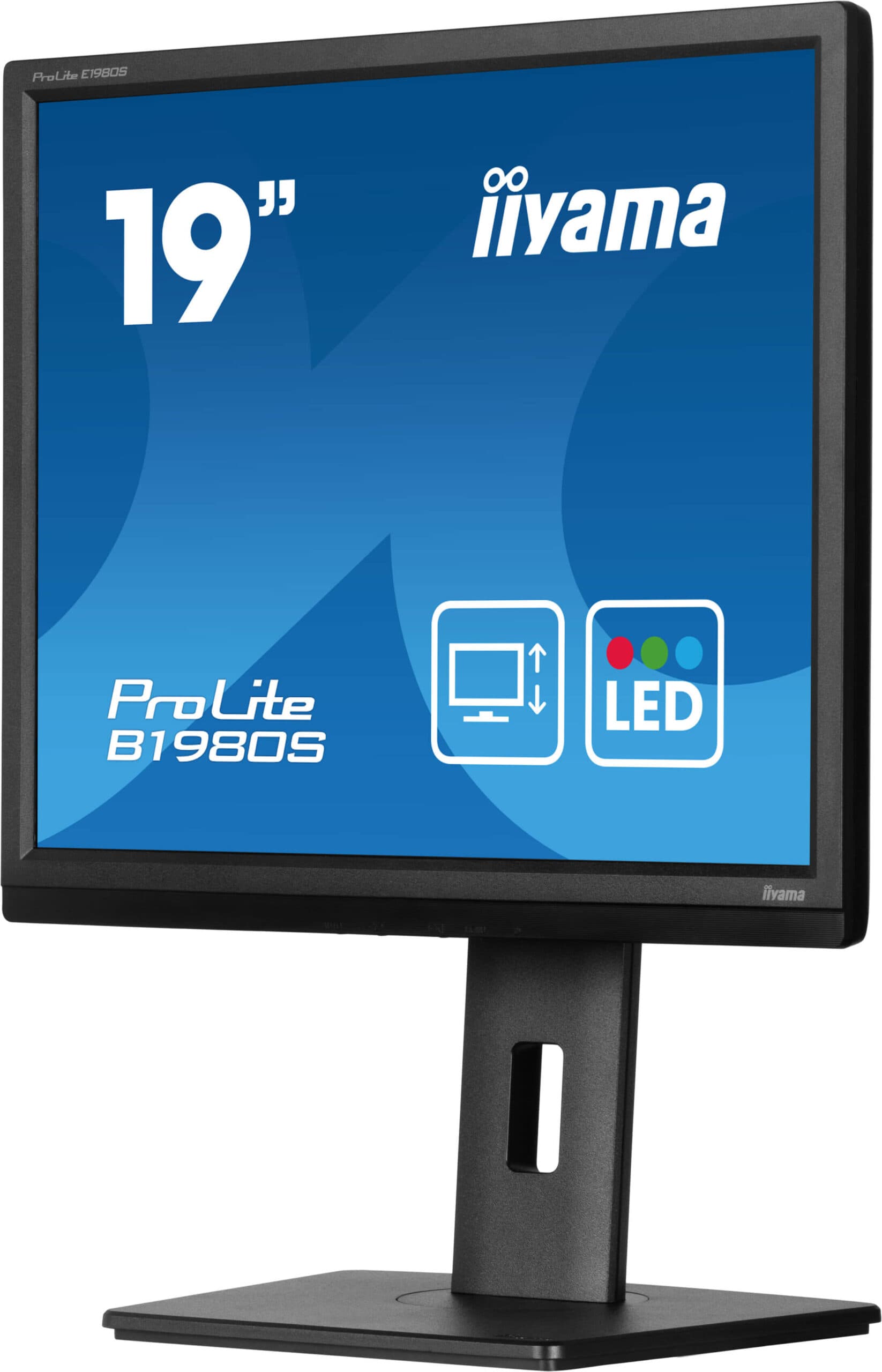 Iiyama PROLITE B1980S-B1 LED monitor 19 inch 1280 x 1024 75 Hz TN 250 cd 1000:1 3ms HDMI DP, SPEAKER B1980S-B1 — miniatură