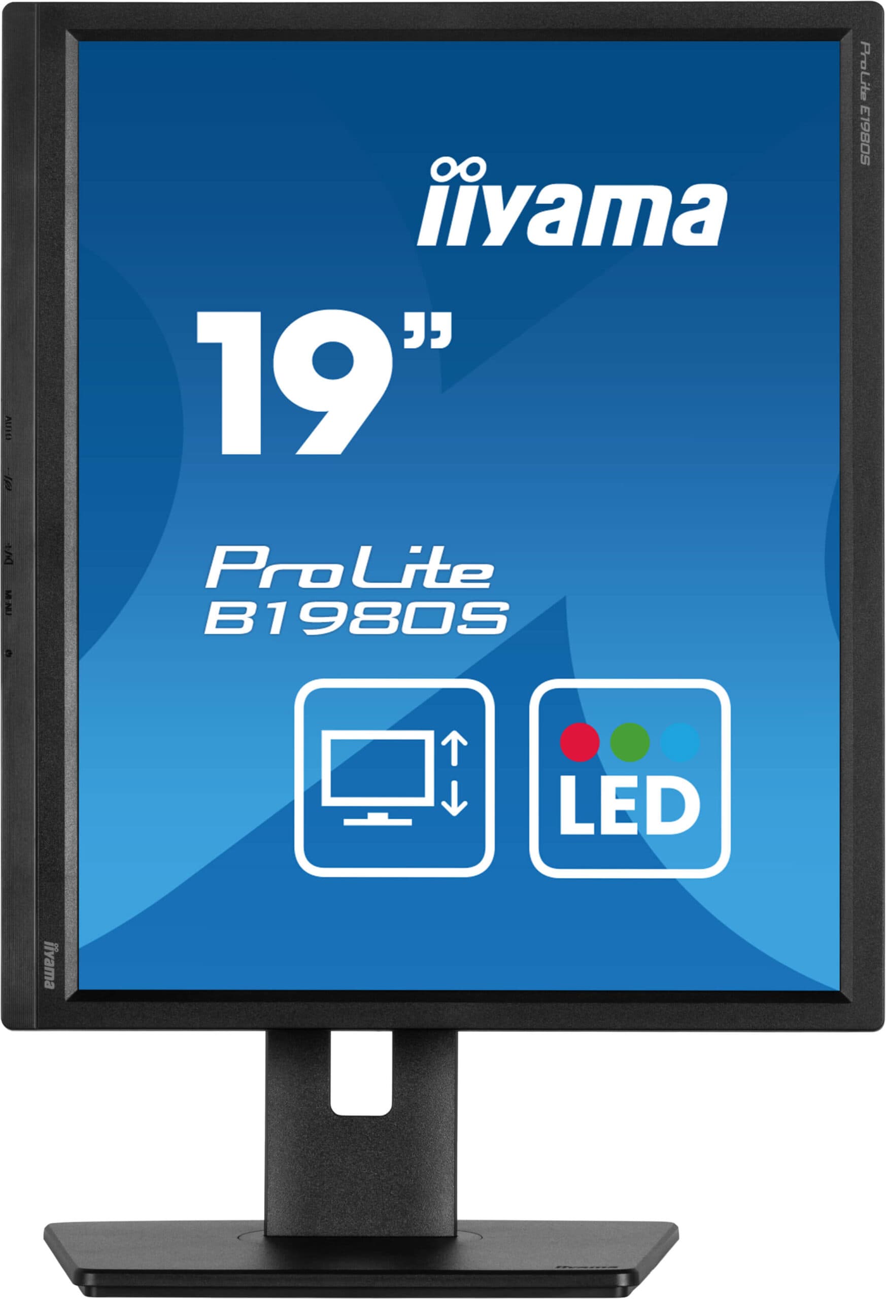 Iiyama PROLITE B1980S-B1 LED monitor 19 inch 1280 x 1024 75 Hz TN 250 cd 1000:1 3ms HDMI DP, SPEAKER B1980S-B1 — miniatură