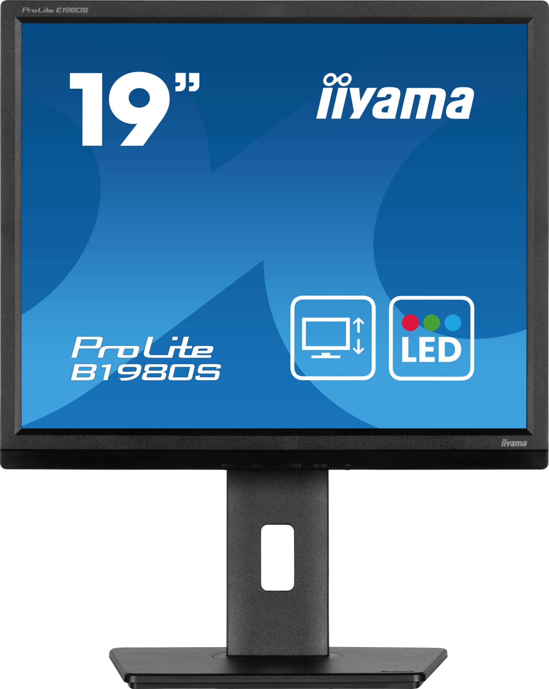 Iiyama PROLITE B1980S-B1 LED monitor 19 inch 1280 x 1024 75 Hz TN 250 cd 1000:1 3ms HDMI DP, SPEAKER B1980S-B1 — miniatură