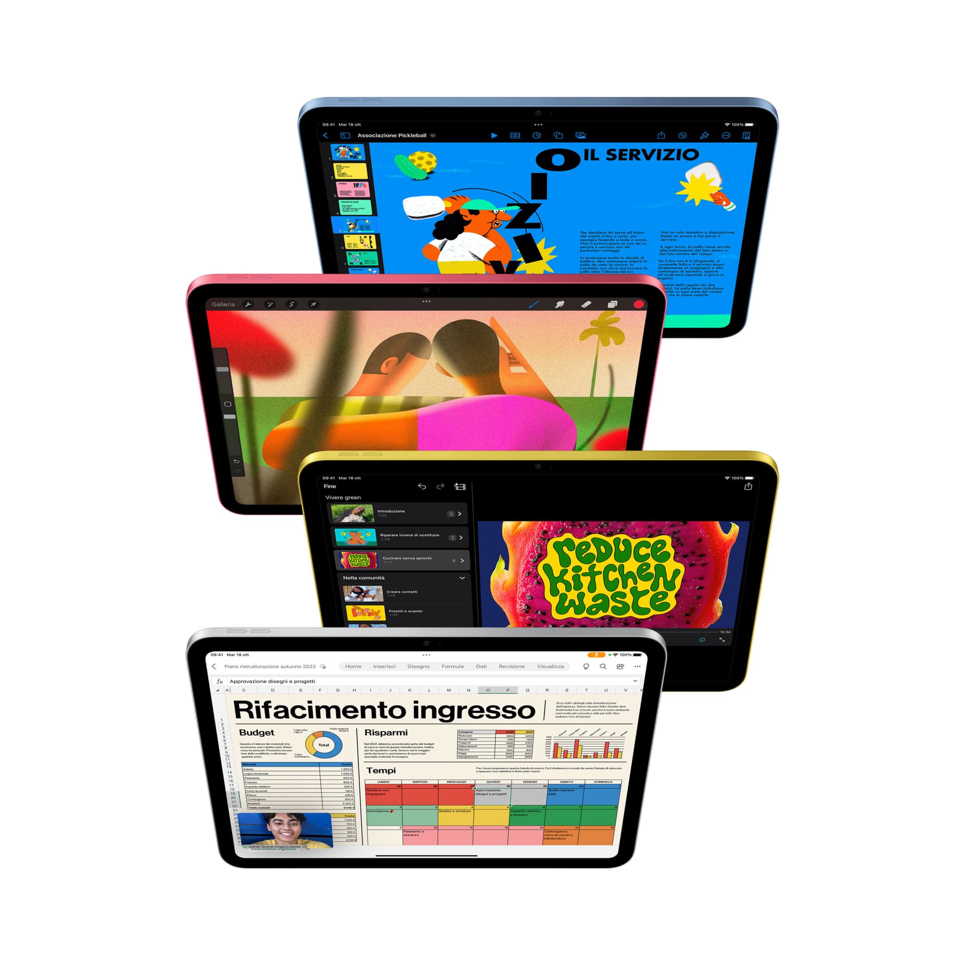 Apple iPad 10 10.9" WiFi 256GB&nbsp; Silver"MPQ83HC/A" — miniatură
