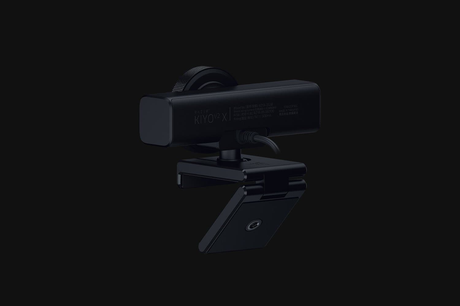 Camera Web RAZER Kiyo V2 X, rezolutie video 2K, USB 2.0, Negru — miniatură