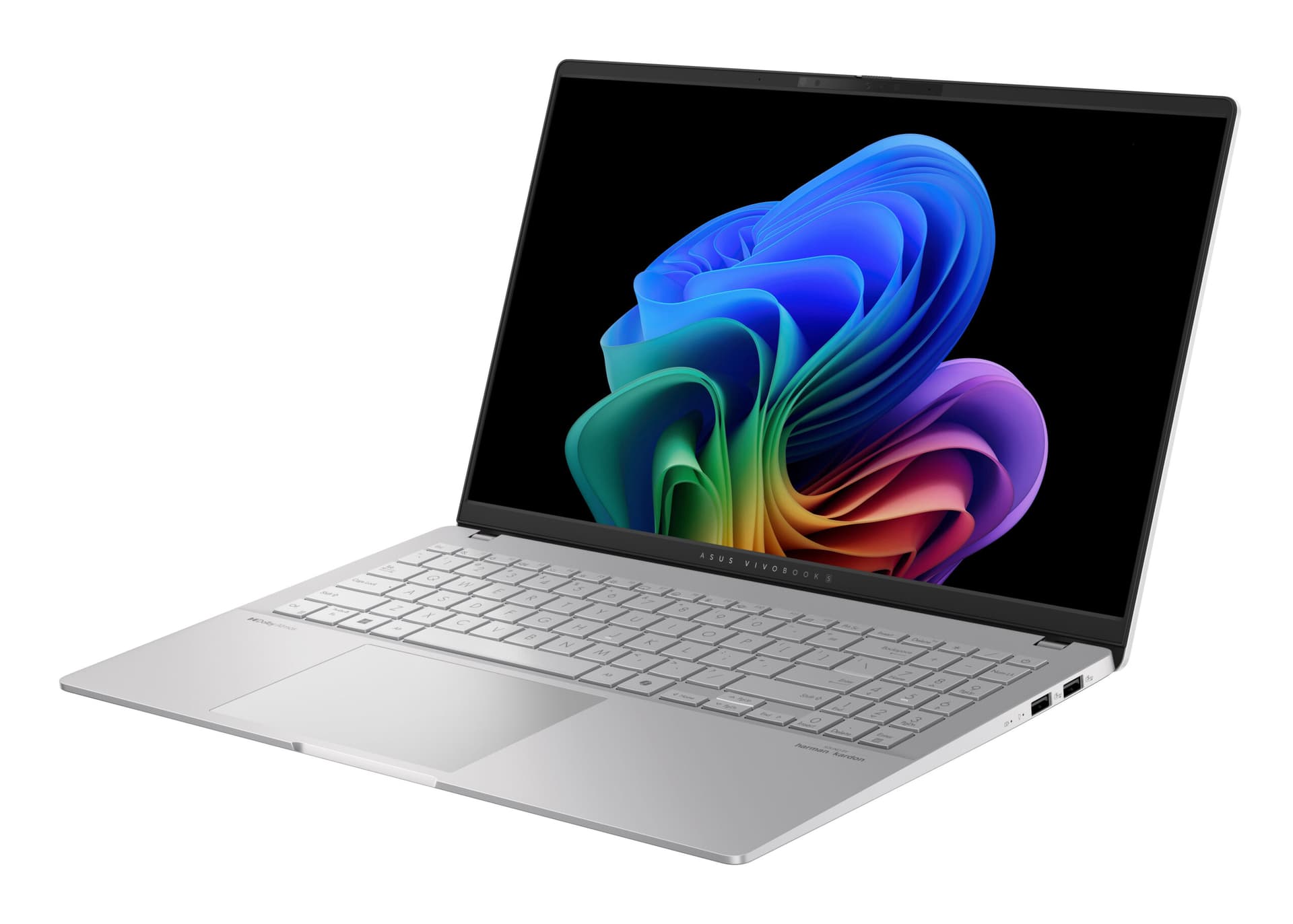 Asus|S5507QA-MA064X|NOTEBOOK|15.6 inch|3K 2880 x 1620 OLED|Snapdragon X Elite X1E 78 100|3.4 GHz|Mem 32 GB|SSD 1 TB|Wireless|Bluetootha|Li-ion|3 Celule|1xHDMI|FHD cam|Greutate 1.42 kg|WIN 11 Pro|Cool Silver"S5507QA-MA064X" — miniatură