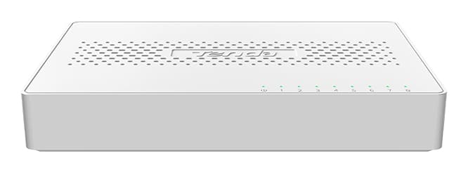 SWITCH Tenda 8 Porturi 2.5 Gigabit, carcasa plastic, alb "SM108" — miniatură