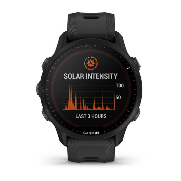 Smartwatch Forerunner 955 3.3cm (1.3") MIP, Digital, 260x260px, Touchscreen, Wi-Fi, GPS (satellite), Negru"010-02638-20" — miniatură