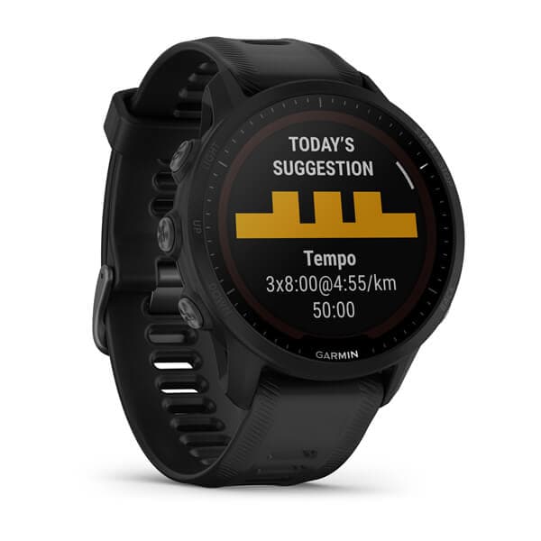 Smartwatch Forerunner 955 3.3cm (1.3") MIP, Digital, 260x260px, Touchscreen, Wi-Fi, GPS (satellite), Negru"010-02638-20" — miniatură
