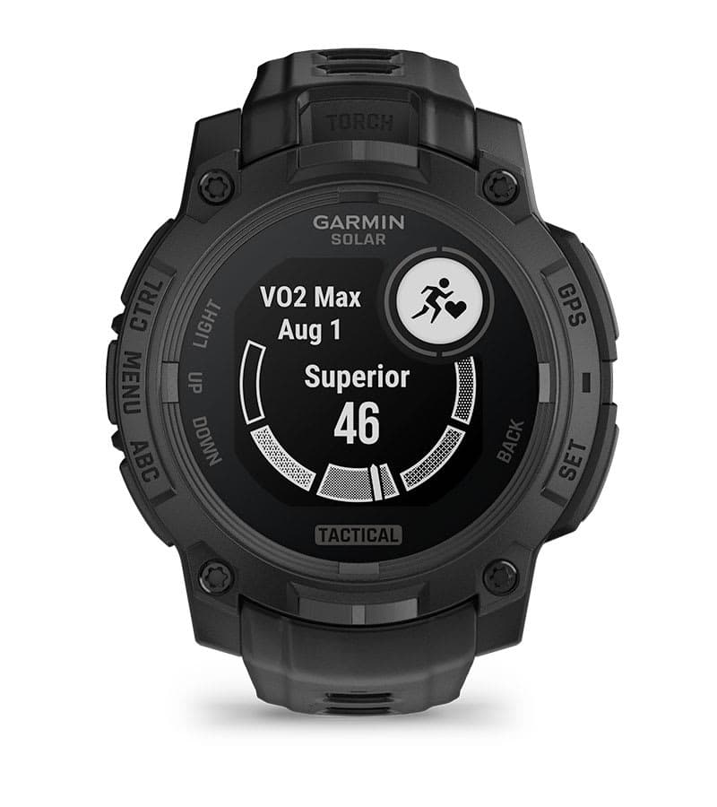 Smartwatch Instinct 3 45 mm, Solar, Tactical Edition, Black with Black Band"010-02934-50" — miniatură