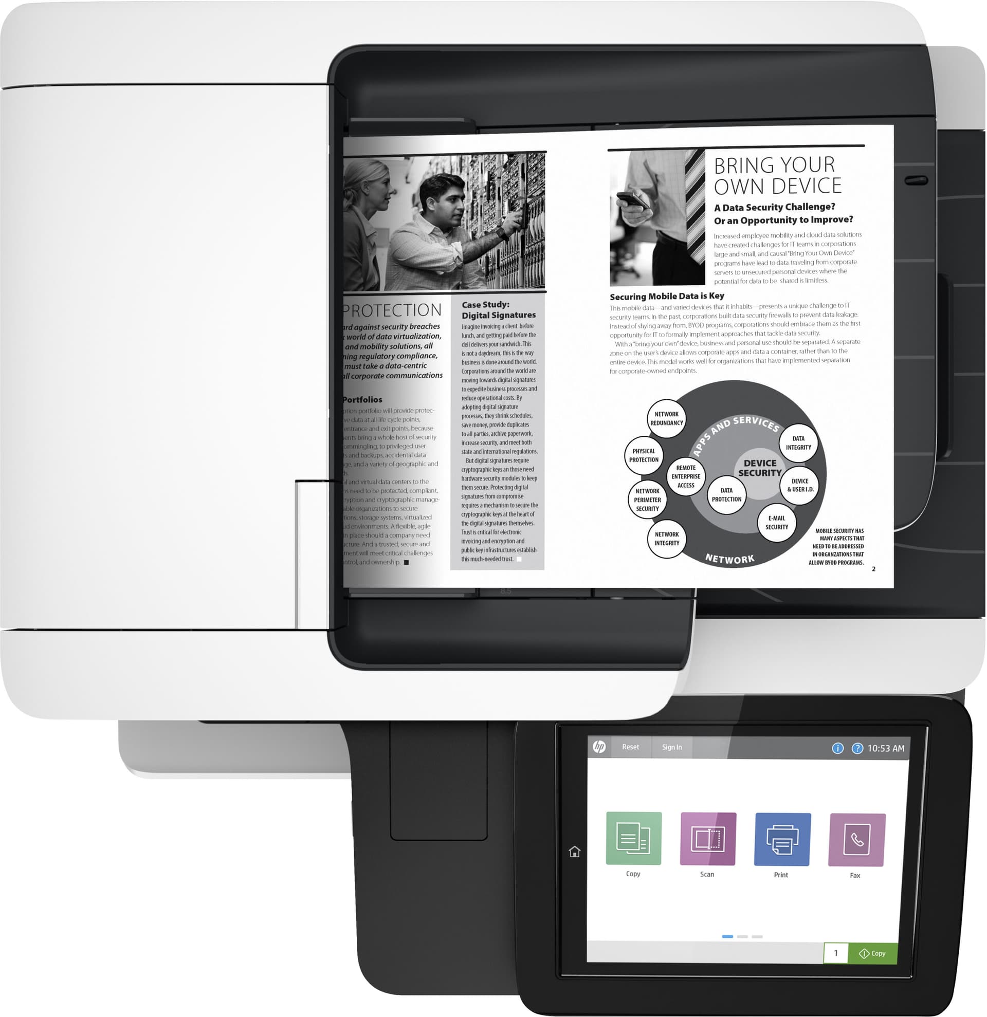 HP LaserJet Enterprise MFP M528dn"1PV64A#B19" — miniatură