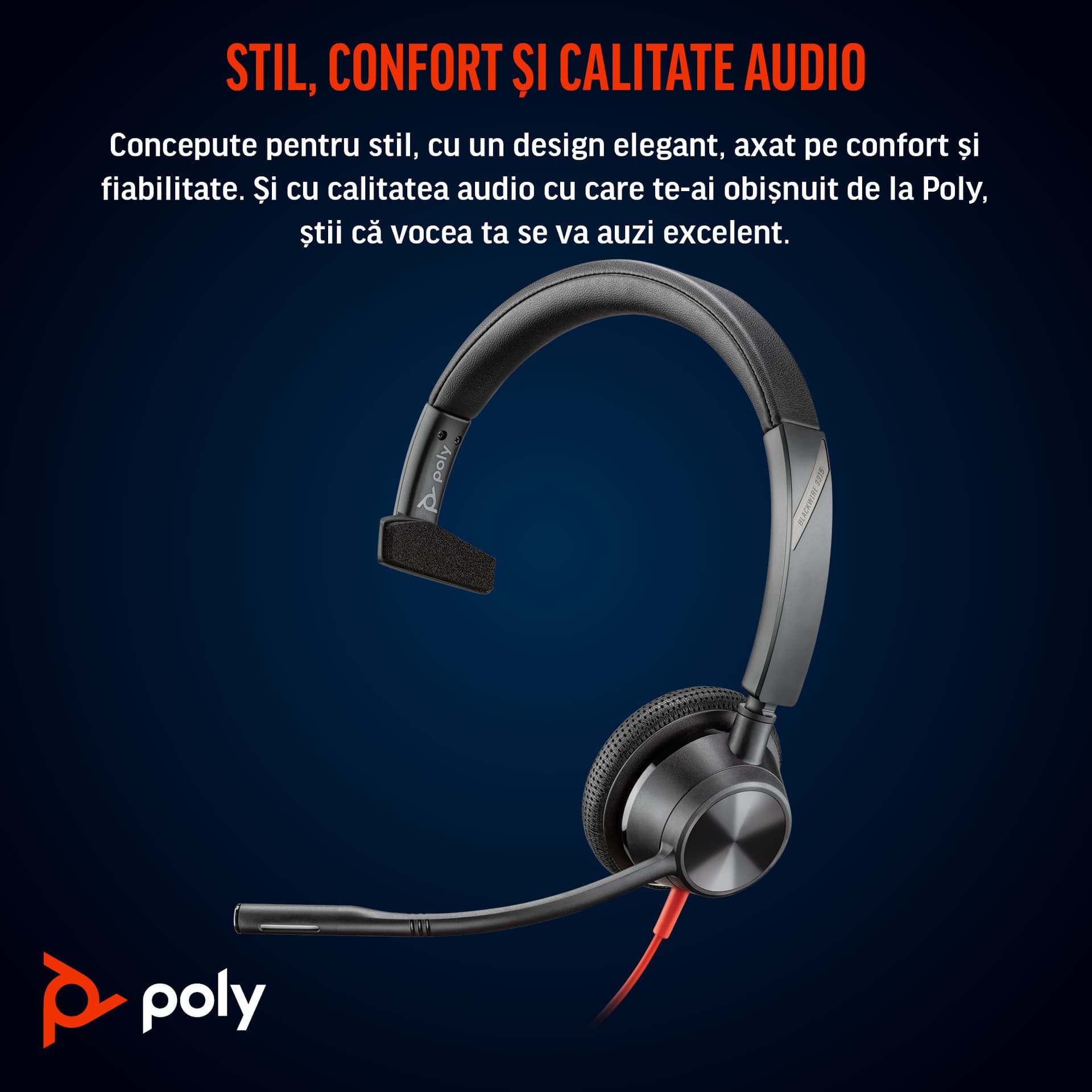 Poly BW 3315 -M USB-C HS +USB-C/A"8X218AA" — miniatură