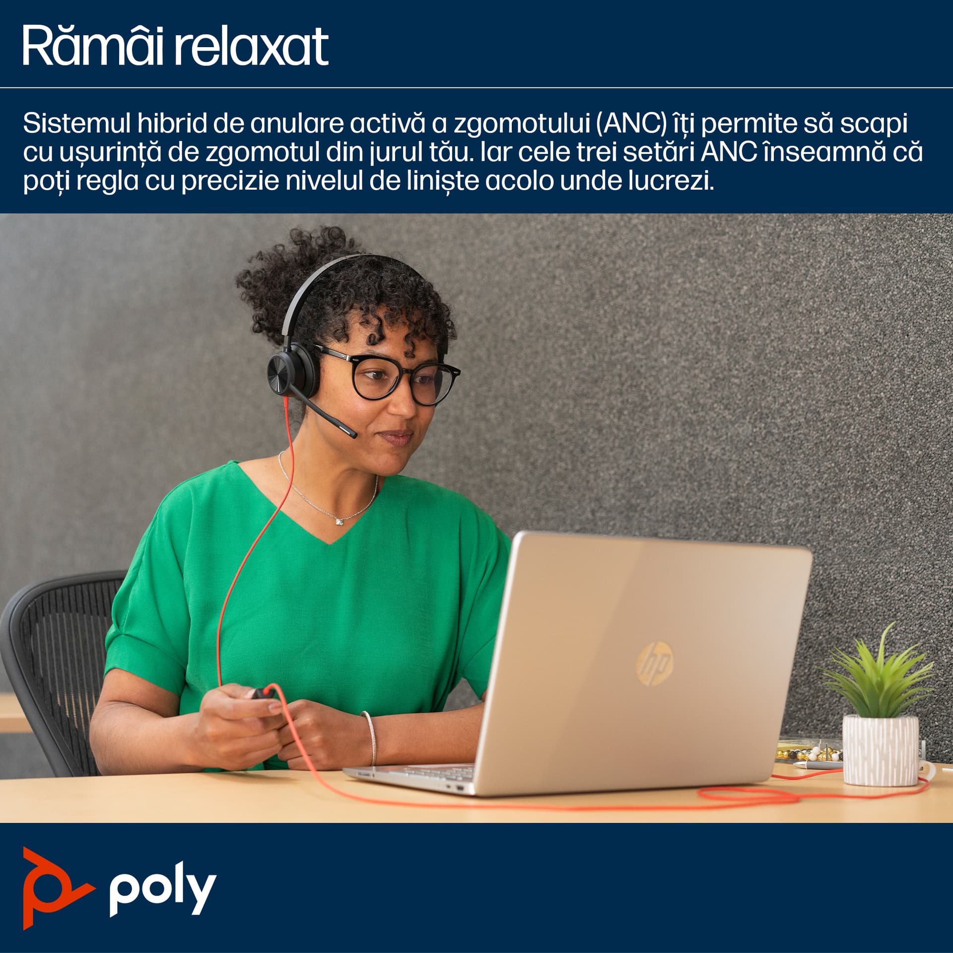 Poly BW 8225 Stereo USB-C HS +USB-C/A"8X223AA" — miniatură